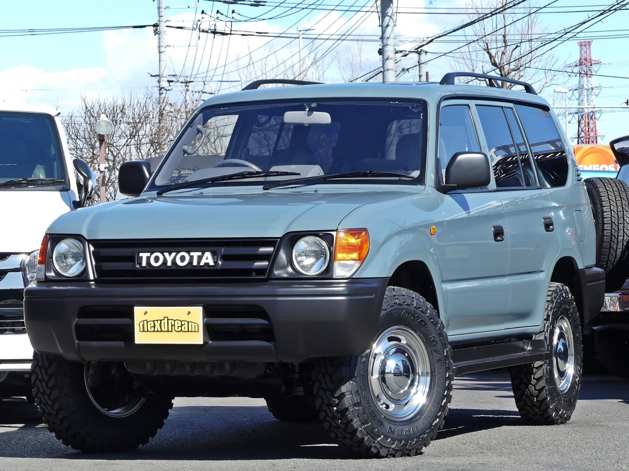 95プラド 丸目換装FD-Classic 前期、後期のこだわりTOYOTA文字グリル